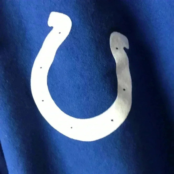 NFL APPAREL INDIANAPOLIS COLTS MENS SIZE 2XL HOODED SWEATSHIRT FULL ZIP FRONT - Picture 4 of 11